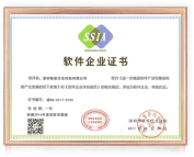 软件企业认定证书